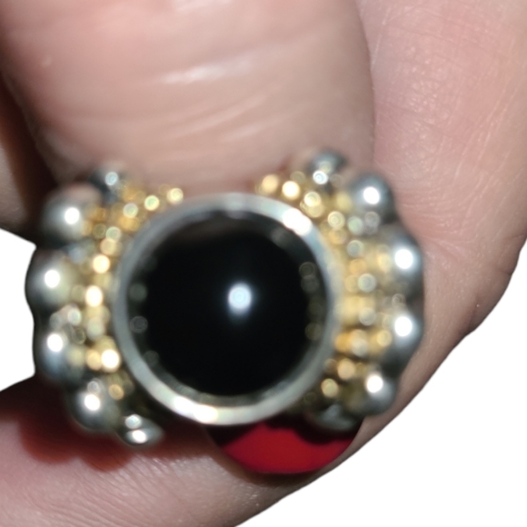 Fratelli Menegatti Caviar Black Onyx Ring - Picture 3 of 5